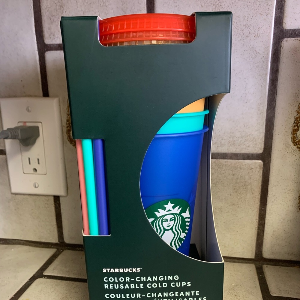 Starbucks color changing cups 5pk